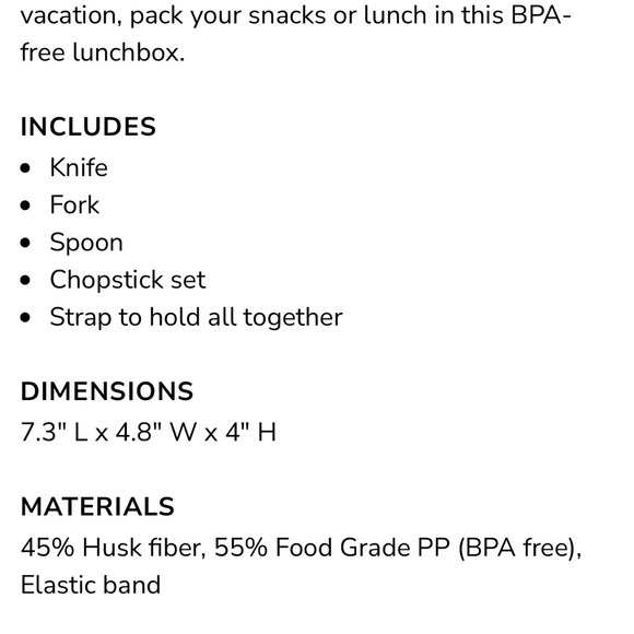 Our Place Layered Lunch Box with Clips + Utensils - Picture 5 of 5